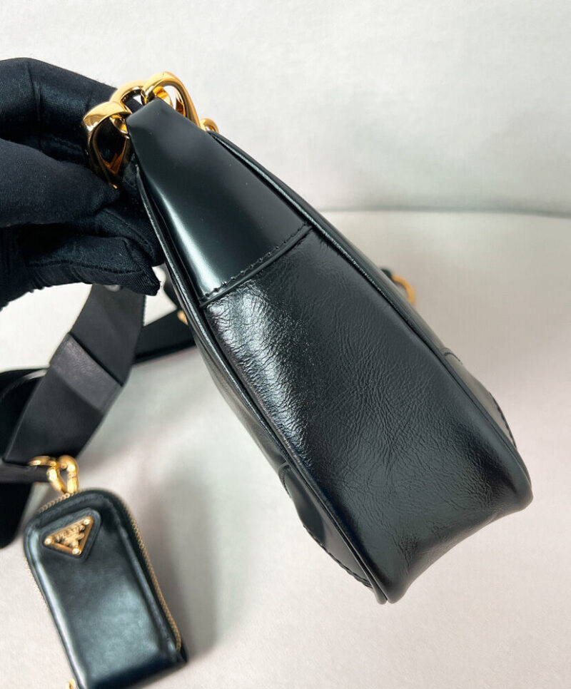Prada Re-Edition 2005 Leather Bag 1BH204 Black